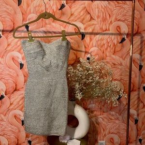 Light Gold strapless dress